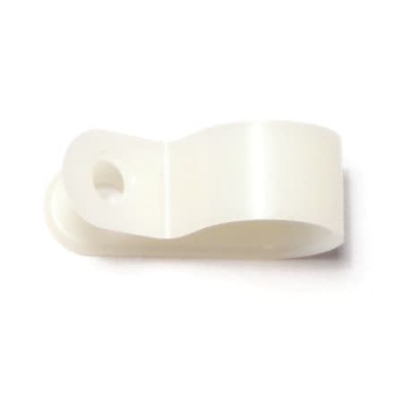 Midwest Fastener Cable Clip, Nylon, Natural, 3/8 in L, 15 PK 64205